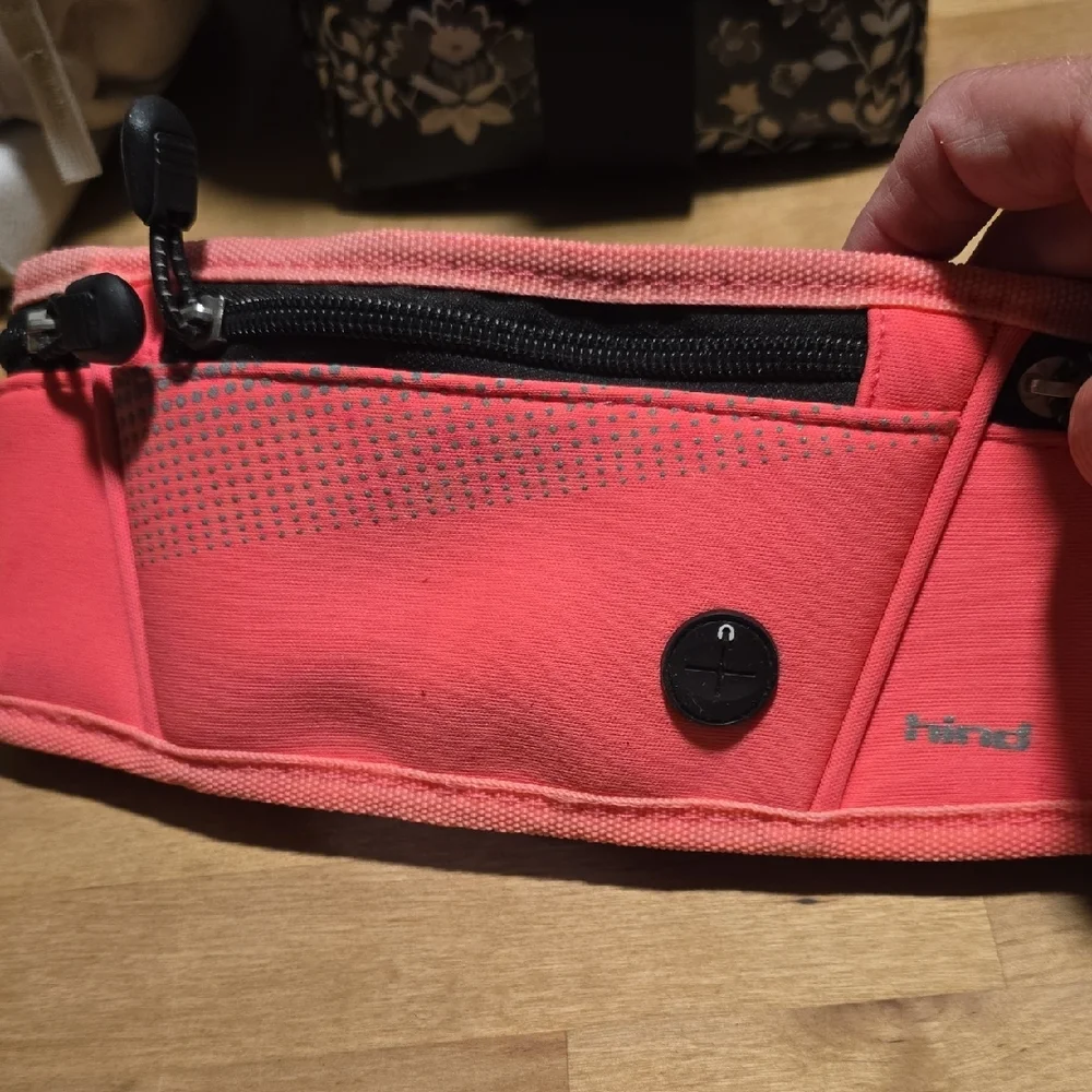 Hind Women's Running Utility Belt - Coral
